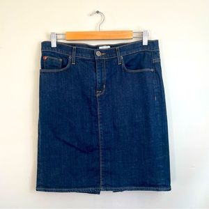 Hudson Jeans Dark Denim Skirt
